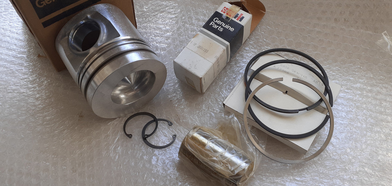 4x Piston fits Case IH 4390T 6590T 1620 5120 5140 5220 5240 5250 8840 8850 A77419 View Front