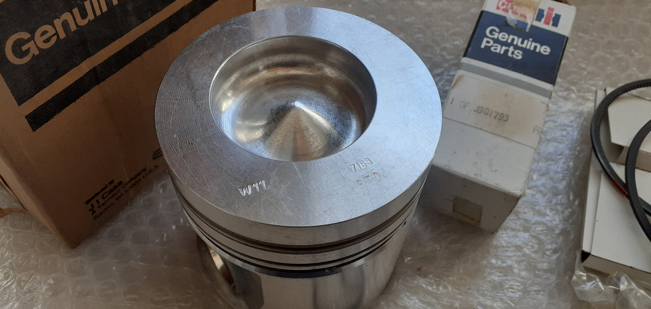 4x Piston fits Case IH 4390T 6590T 1620 5120 5140 5220 5240 5250 8840 8850 A77419 View Rear