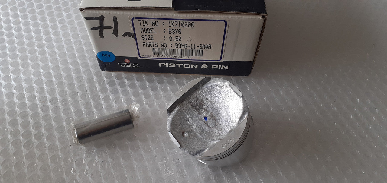 4x Pistons fits Mazda B3 2nd Edition 71.50mm Bore Oversize B3Y6-11-SA0B View Front