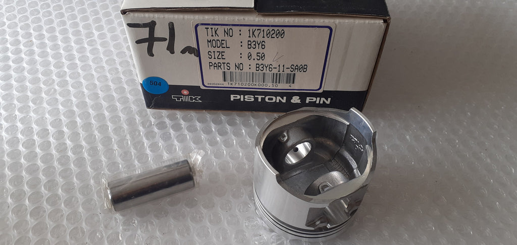4x Pistons fits Mazda B3 2nd Edition 71.50mm Bore Oversize B3Y6-11-SA0B View Rear