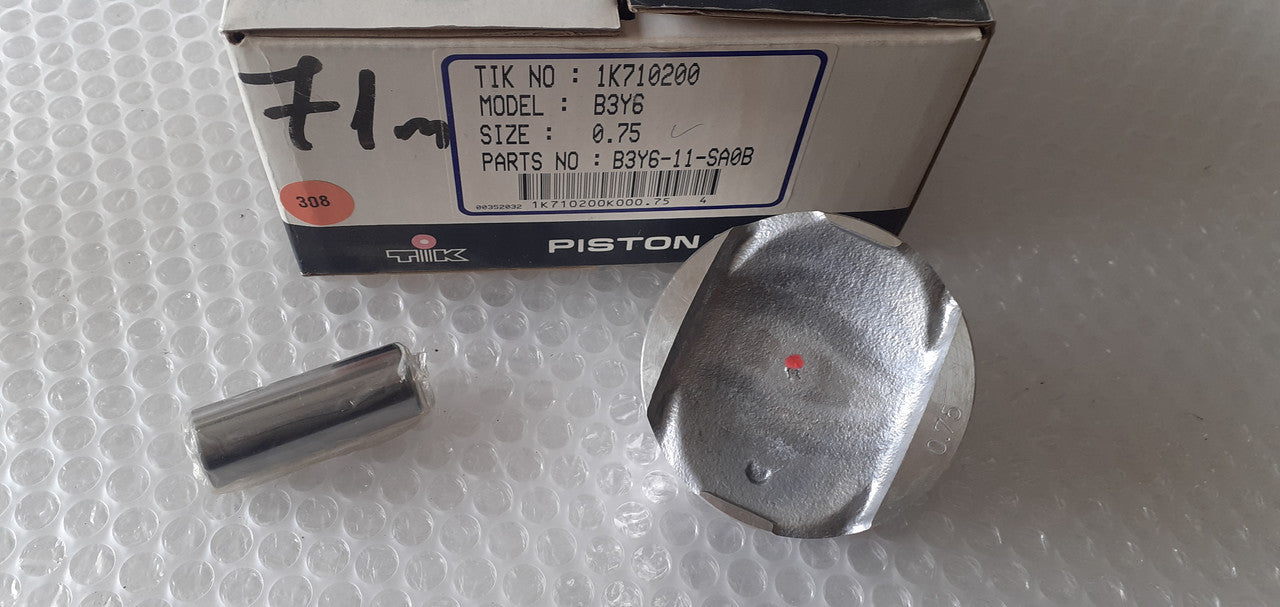 4x Pistons fits Mazda B3 2nd Edition 71.75mm Bore Oversize B3Y6-11-SA0B View Front