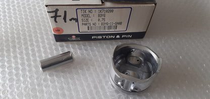 4x Pistons fits Mazda B3 2nd Edition 71.75mm Bore Oversize B3Y6-11-SA0B View Rear