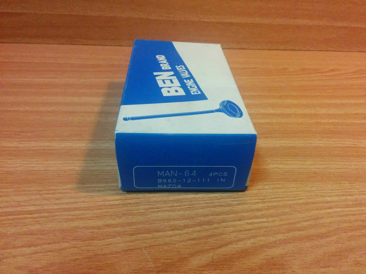 4x Intake Valves Inlet fits Mazda Kia Ford 121 Pride Festiva B1 B3 Engines B660-12-111 View Front