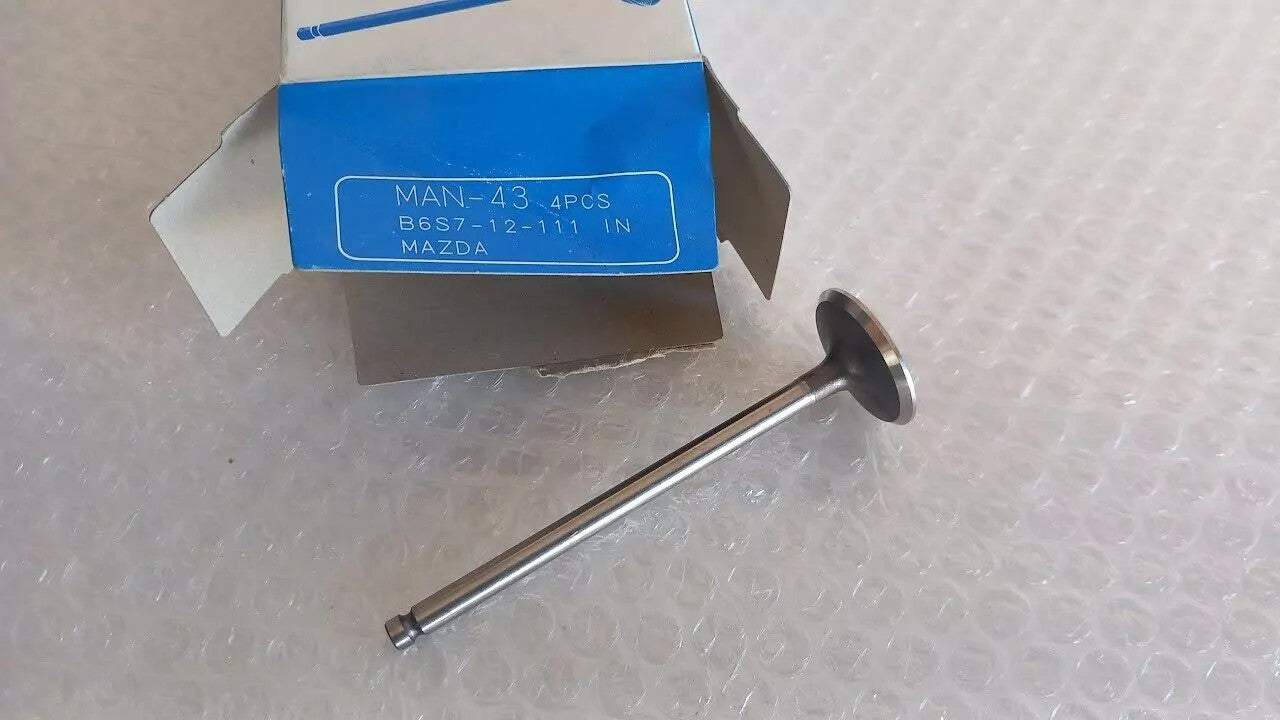 4x Intake Valves Inlet fits Mazda B5 B6 Turbo B6S7-12-111 View Front