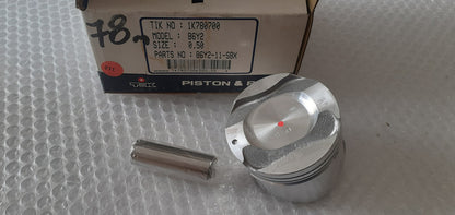 4x Piston fits Mazda B6 B6Y2 engine 78.50mm Bore Oversize +0.50mm B6Y2-11-SBX/50 View Front