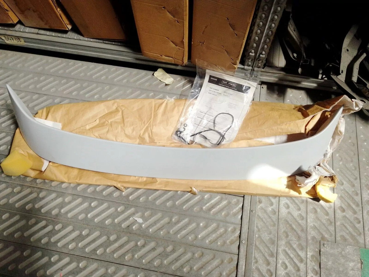 Rear Spoiler fits Mazda 3 BP0S-V4-920F Genuine View Front