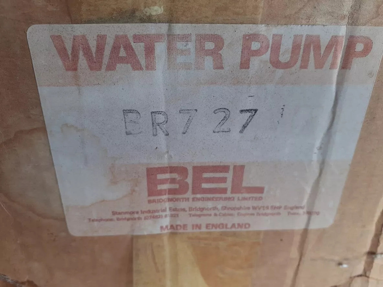 Water Pump fits Scania 11 111 259065 571055 BR727 View Upper