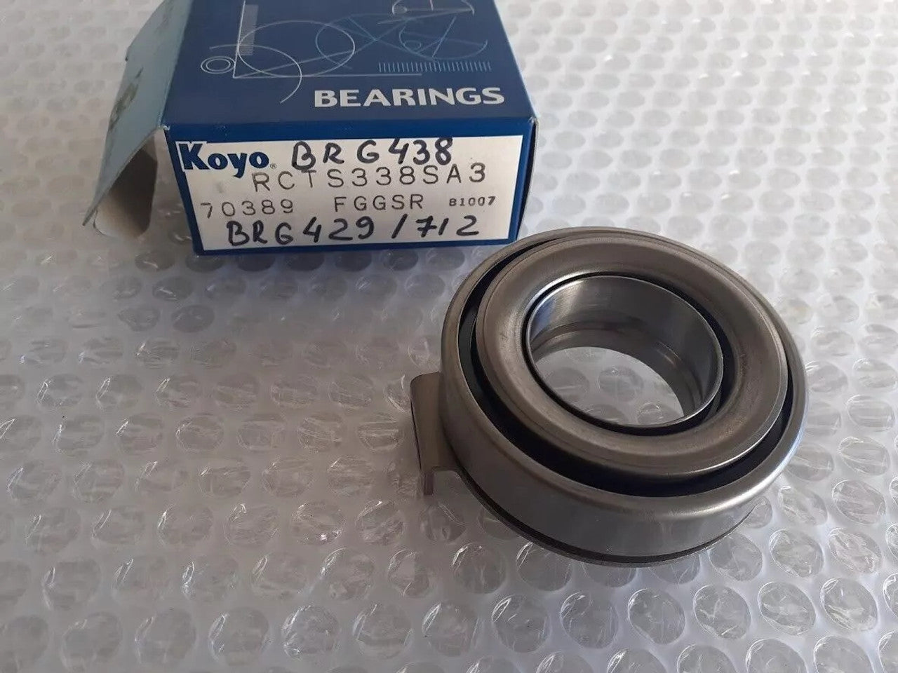 Clutch Release Bearing fits Suzuki SJ410 SJ413 Vitara Super Carry Subaru Justy BRG438 View Rear