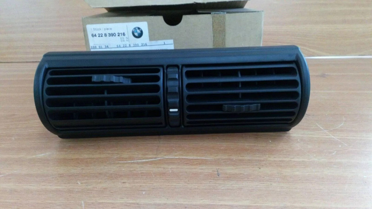 Center Console Air Vents Grill fits BMW E36 64228390216 Genuine BW-64-22-8-390-216 View Rear