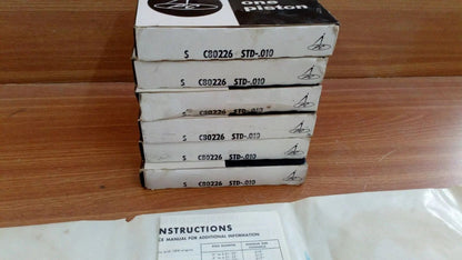 Piston Rings Set fits Leyland Comet 90 100 100.58mm Bore STD C80226 View Rear