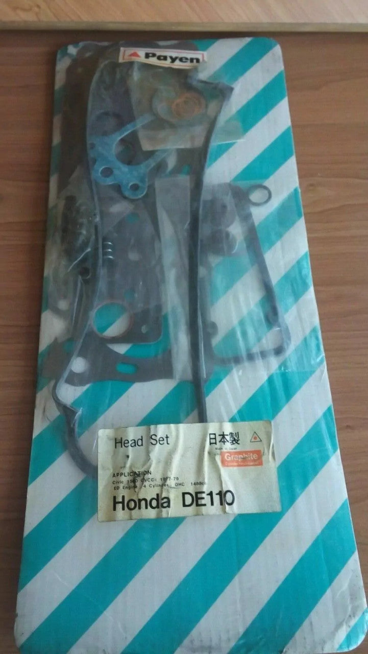 Head Set Gasket kit fits Honda Civic CCVC ED engine OHC 1977-1979 DE110 View Front