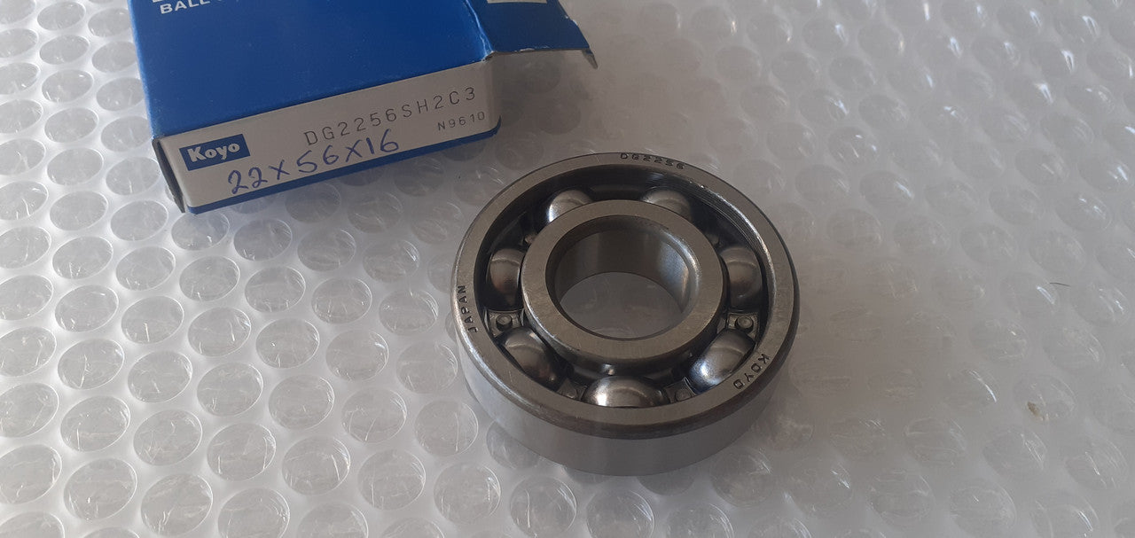 Transmission Deep Groove Ball Bearing DG2256SH2C3 22x56x16 View Front