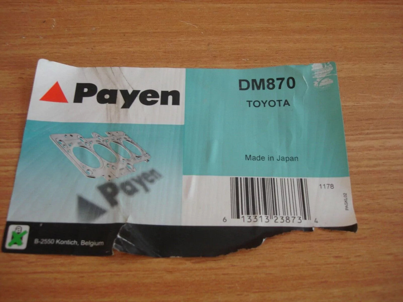 Gaskets Set kit fits Toyota Corolla AE80 8v AL20 2A engine DM870 View Rear