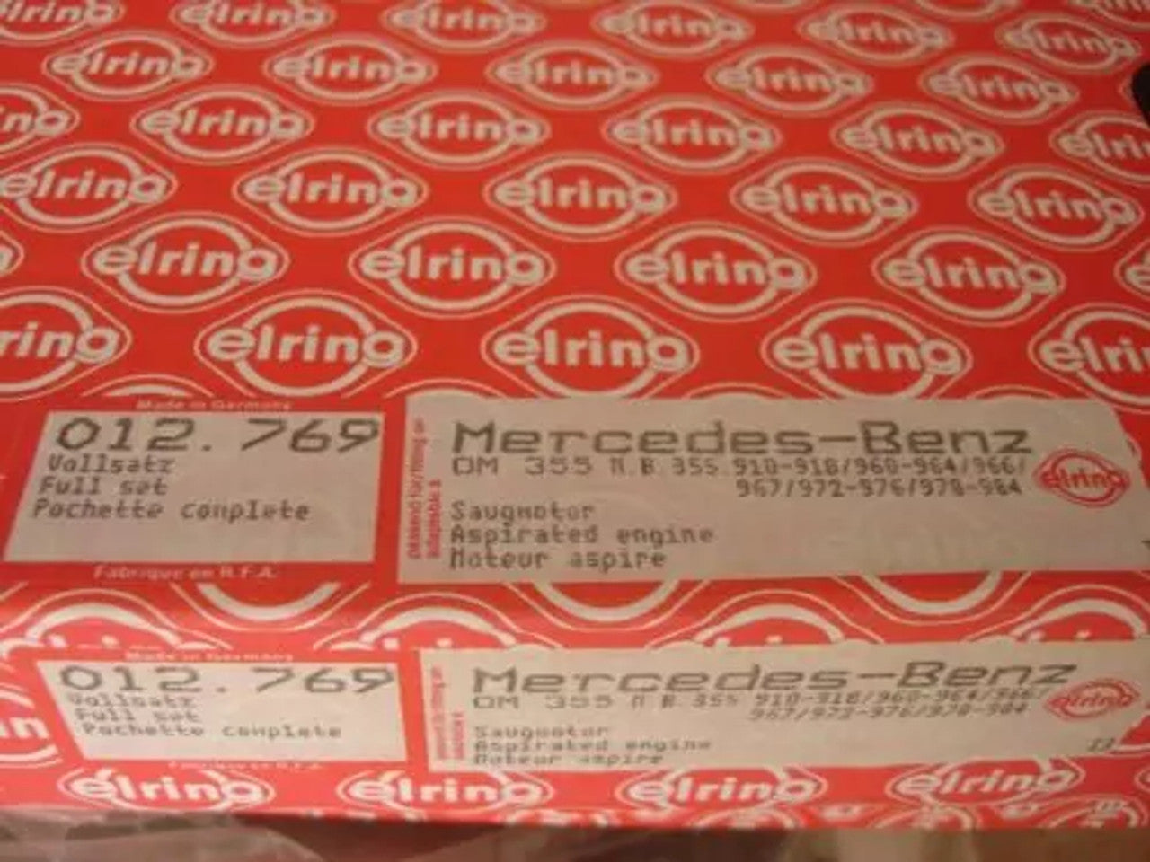 Full Set Gaskets kit fits Mercedes OM 355 910 918 960 964 966 967 972 976 978 98 E-012-769 View Lower