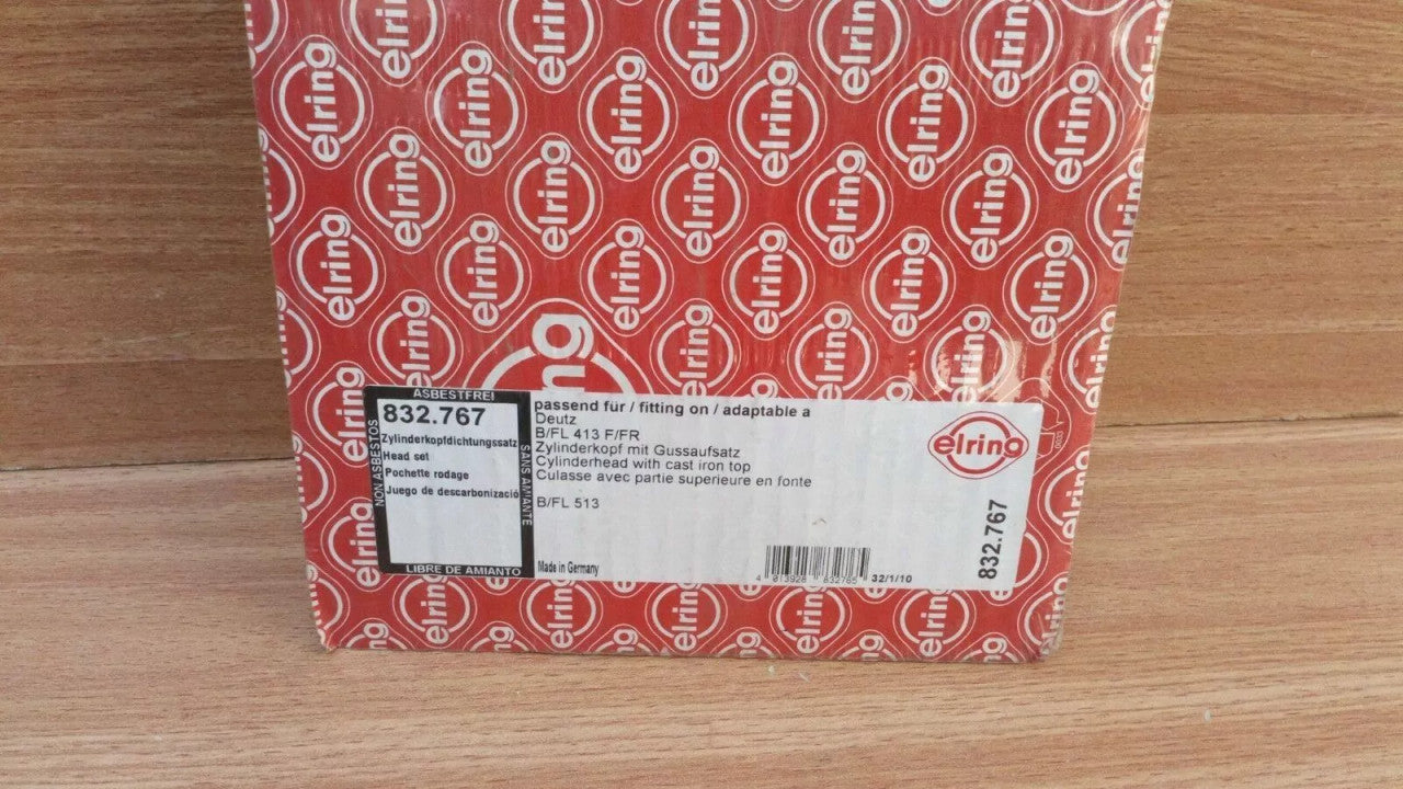 Head Set Gasket kit 1 Cylinder fits Deutz Iveco Magirus Neoplan BFL413 E-832-767 View Rear