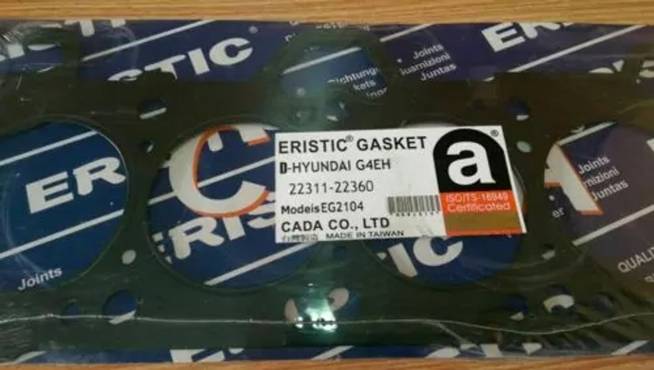 Head Gasket fits Hyundai Accent 1300 SOHC 1994- G4EH engines 1341cc EG2104 View Rear