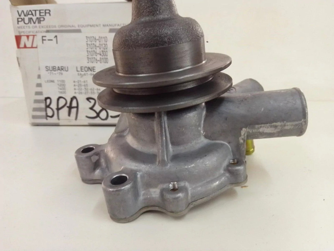 Water Pump fits Subaru Leone EA61 EA63 EA64 EA71 1971-1979 F-1 View Right