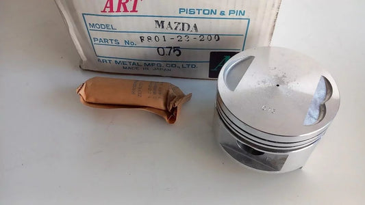 4x Piston fits Mazda F8 engine 86.75mm Bore +0.75mm Oversize F801-23-200/75 View Front