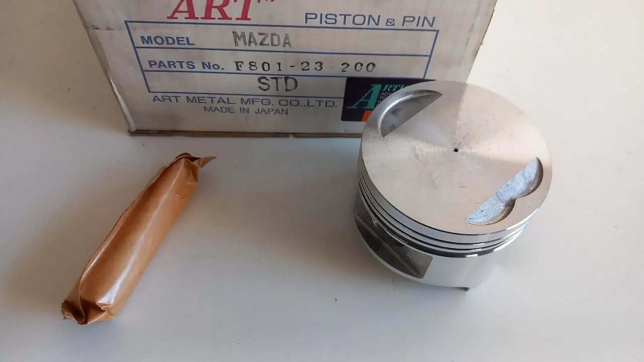 4x Piston fits Mazda F8 engine 86mm Bore STD F801-23-200/STD View Front