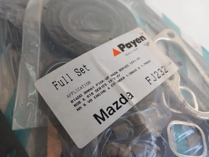 Full Set Gasket kit fits Mazda Pickup B1600 808 818 626 NA VB engines FJ232 View Rear