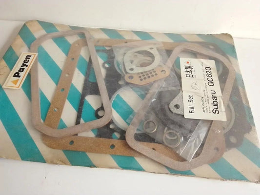 Full Set Gasket kit fits Subaru A15 A44 1300 1267cc EA62 engine GC620 View Front