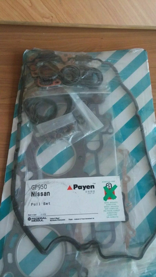 Full Set Gaskets kit fits Nissan Sunny Sentra Pulsar N14 GA14DS engine 1.4i 16v GP950 View Front