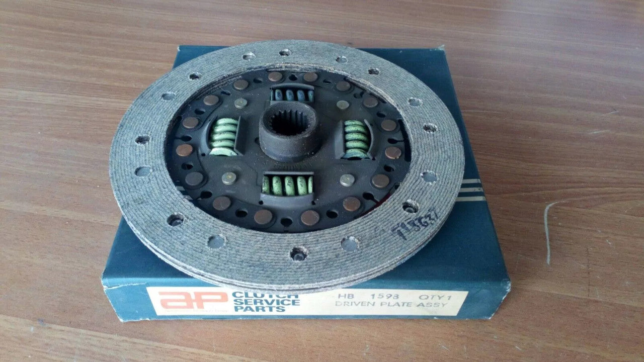 Clutch Disc fits Ford Corsair 1700 V4 1965-1970 190mm HB1598 View Rear
