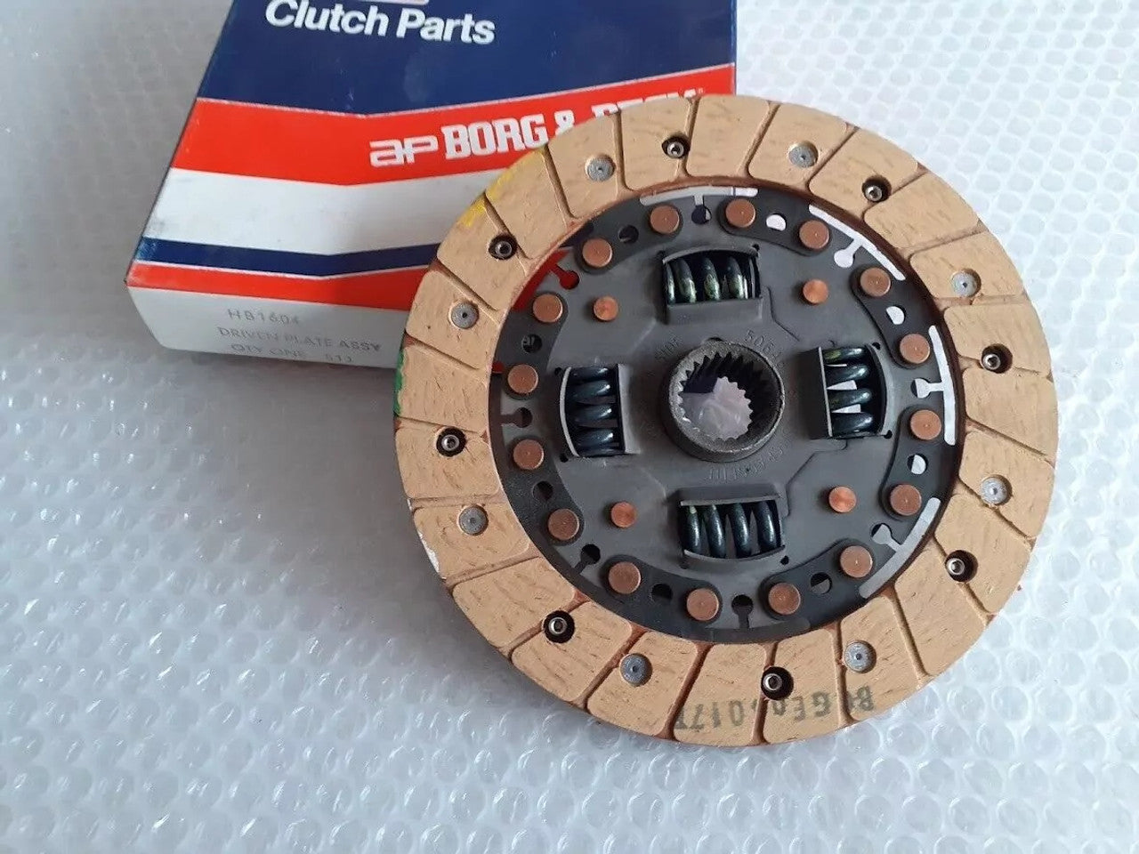 Clutch Disc Plate fits Hillman Avenger Sunbeam Paykan Iran 7.5 inch 190mm HB1604 View Right