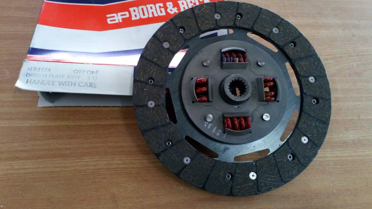 Clutch Disc fits Ford Escort Orion Fiesta Escort 220mm 6174746 HB8126 View Rear