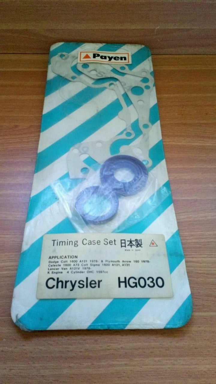 Timing Case Gaskets Set fits Mitsubishi Celeste A73 Sigma A121 A131 Dodge Colt HG030 View Front