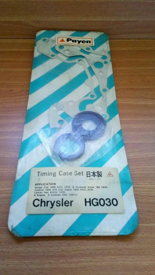 Timing Case Gaskets Set fits Mitsubishi Celeste A73 Sigma A121 A131 Dodge Colt HG030 View Front