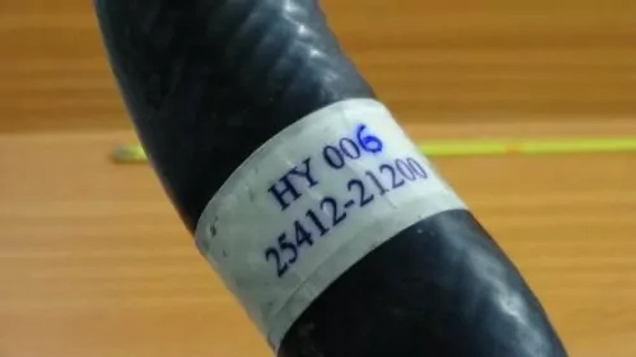 Radiator Hose Lower fits Hyundai Excel 25412-21200 HY006 View Rear