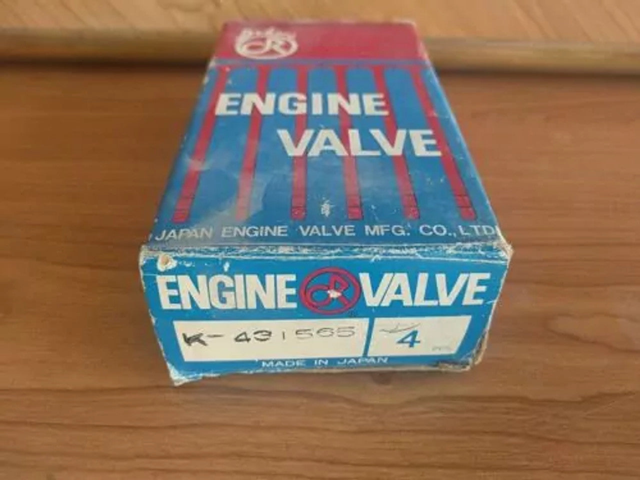 4x Intake Valves Inlet fits Mitsubishi Colt 1100 Delica T100 KE43 KE44 K431565 View Front