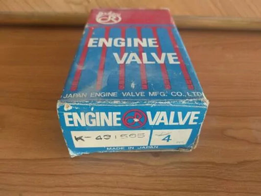 4x Intake Valves Inlet fits Mitsubishi Colt 1100 Delica T100 KE43 KE44 K431565 View Front