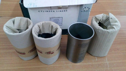 4x Cylinder Liners Sleeves fits Isuzu 4BA1 engine 98mm Bore Chrome KM98JF View Front