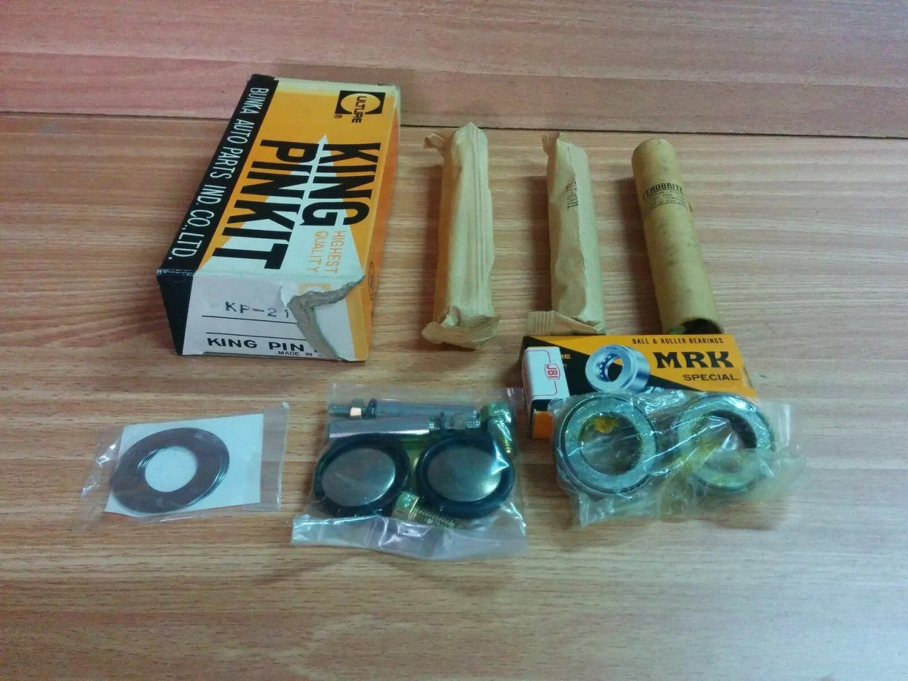King Pin Kit fits Isuzu ELF KA 1.25ton 1.75ton KAD KUD TL TK 22x156 KP-221 View Front