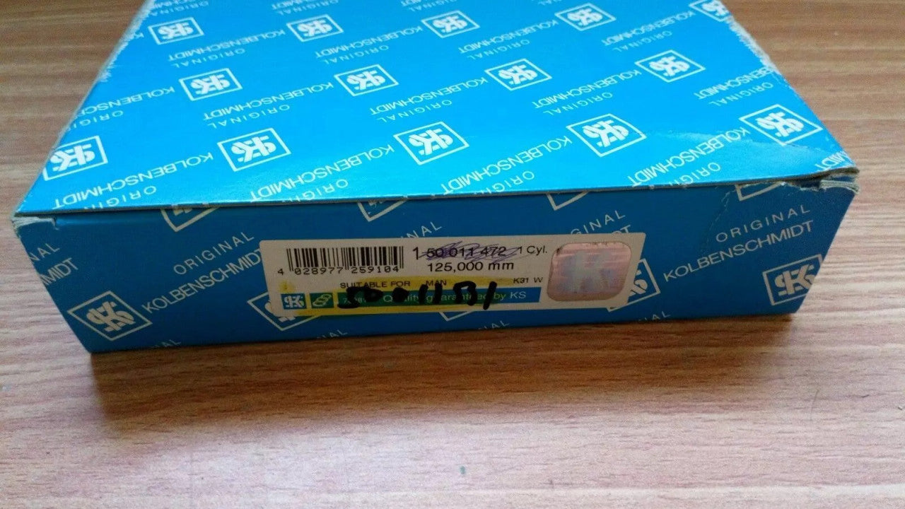 1x Piston Rings fits Man 125mm 3x3x5 51.02503-0544 KS-50-011-531 View Front