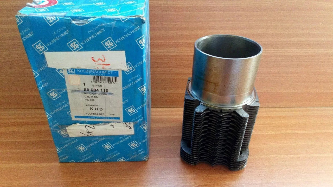 Cylinder Liner Piston Sleeve 102mm fits DEUTZ 02137488 02139501 02231928 KS-88-684-110 View Front