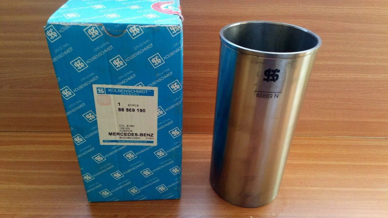 Engine Liner Cylinder Sleeve fits Mercedes OM 335 345 347 355 128mm KS-88-869-190 View Front