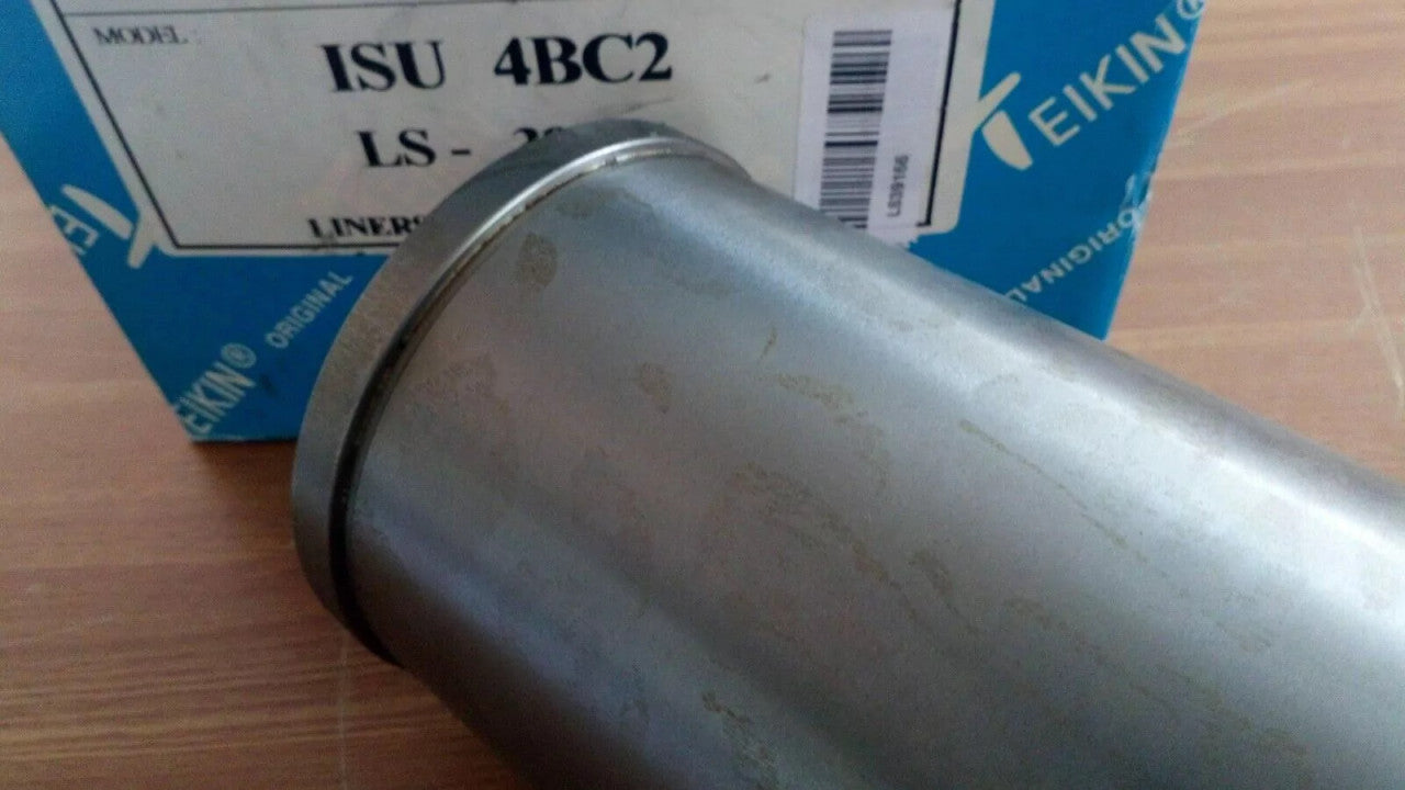 4x Cylinder Liners Sleeves fits Isuzu 4BC2 Semi Finished LS39166 View Rear