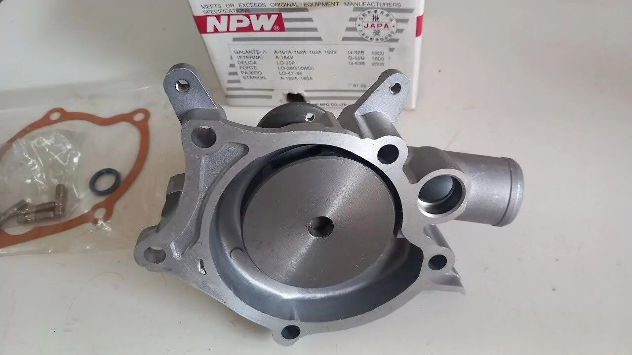 Water Pump fits Mitsubishi Galant Forte Starion G32B G62B G63B M-15 View Rear