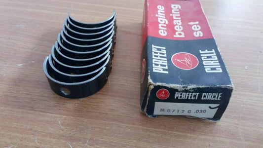 Main Bearings Crankshaft Set fits Saab 99 1968 on Oversize +030 M0712G/30 View Front