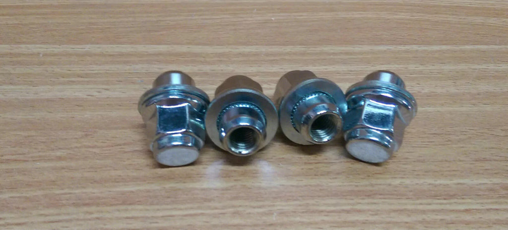 4x Wheel Lug Nuts fits Mitsubishi EVO Toyota Lexus Citroen Peugeot Scion MB579290 View Rear