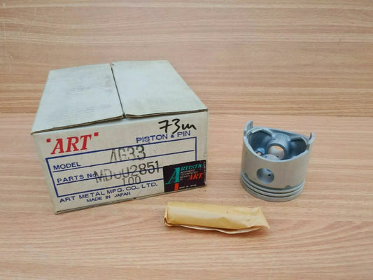 4x Pistons fits Mitsubishi Lancer Colt 4G33 73mm Oversize 74.00mm MD002851/100 View Front