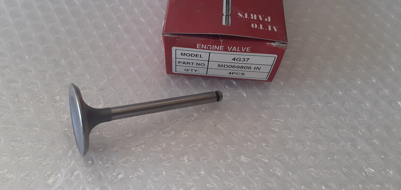 4x Intake Inlet Valve fits Mitsubishi G37B 4G37 42x8x98.3 MD069806 View Front