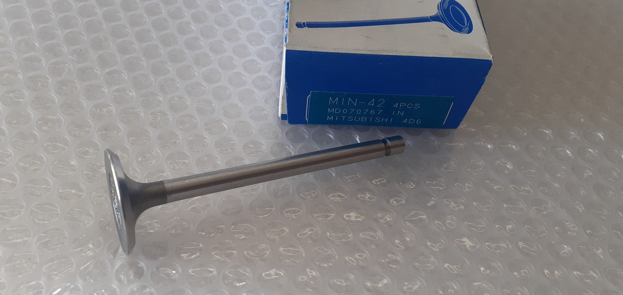 4x Intake Valves Inlet fits Mitsubishi Colt Lancer Mirage C14 C34 4D65 6D22 MD070767 View Front