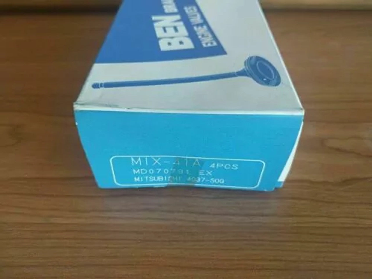 4x Exhaust Valves fits Mitsubishi Galant Colt Lancer Space Wagon G37B 4G37 MD070791 View Front