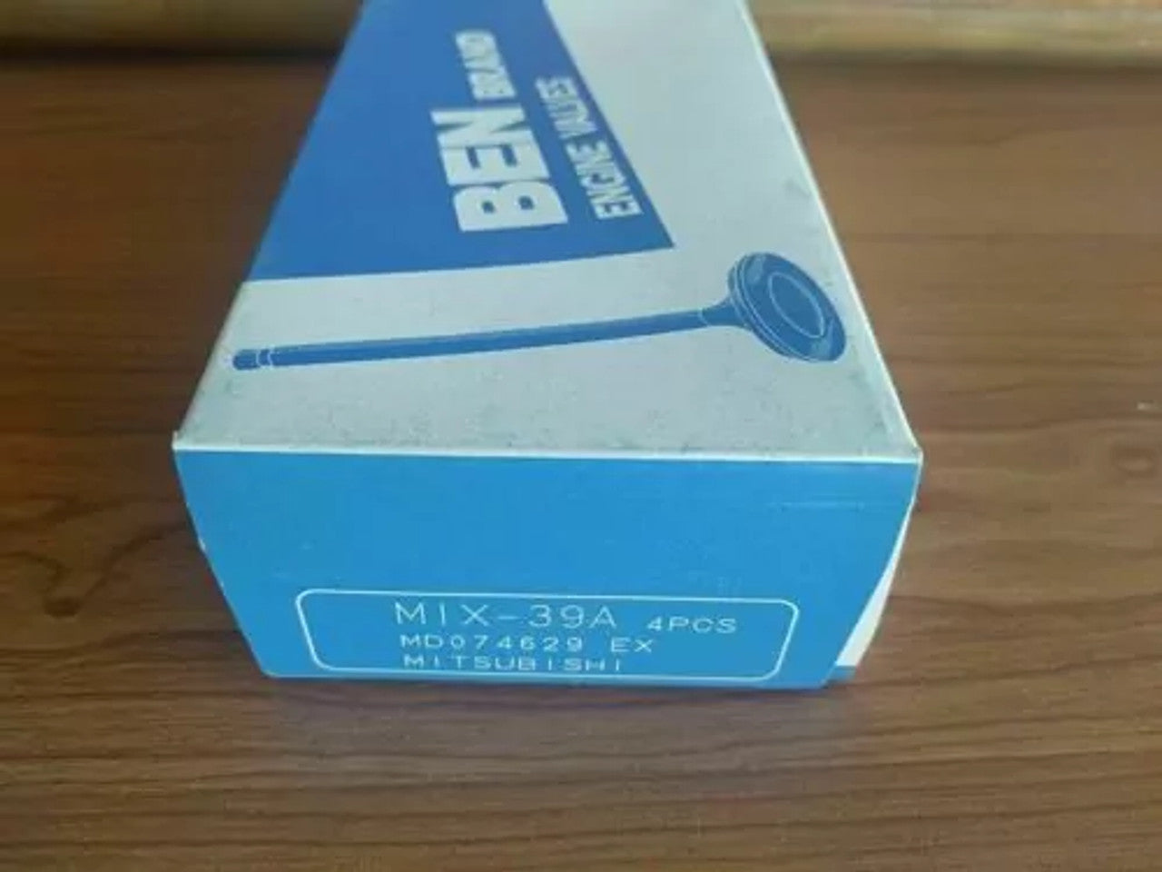 4x Exhaust Valves fits Mitsubishi Colt Lancer G15 MD074629 View Front