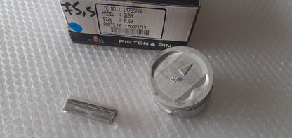 4x Piston fits Mitsubishi G15B engine 76mm Bore Oversize 0.50mm MD074715 View Front