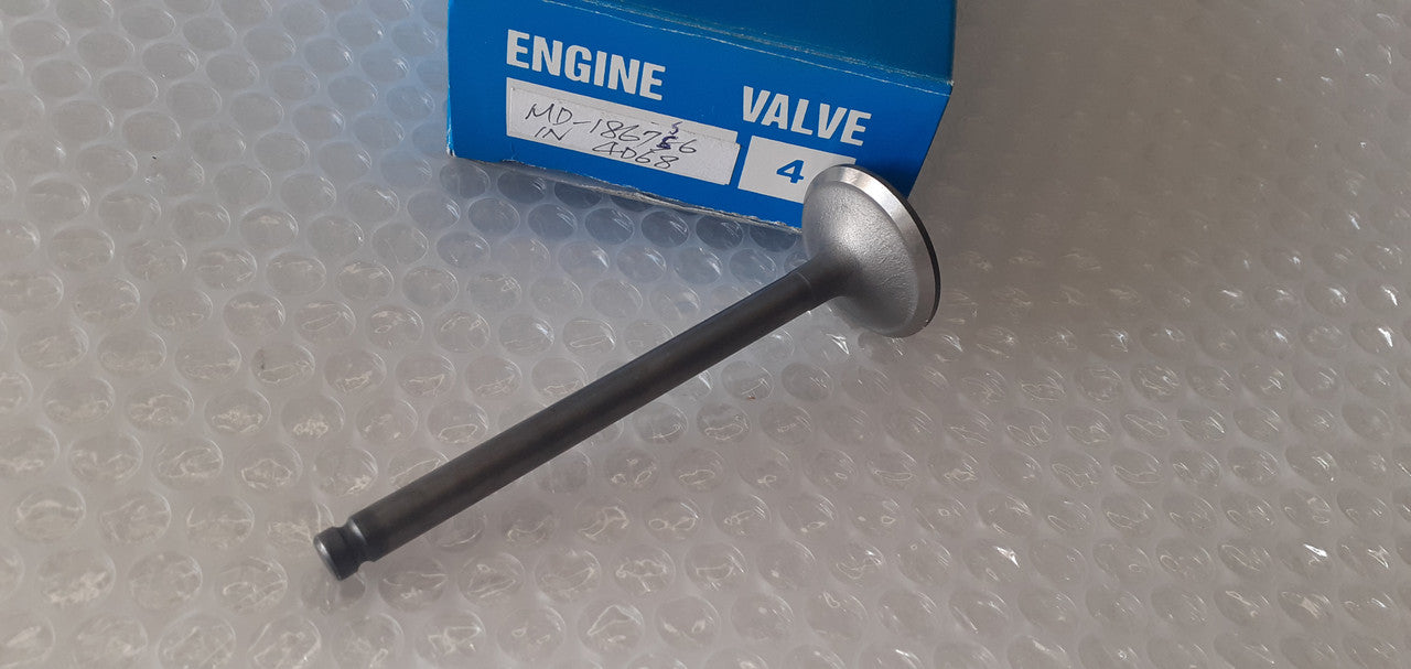 4x Intake Inlet Valve fits Mitsubishi 4D68 36x8x114.30 MD186756 View Front